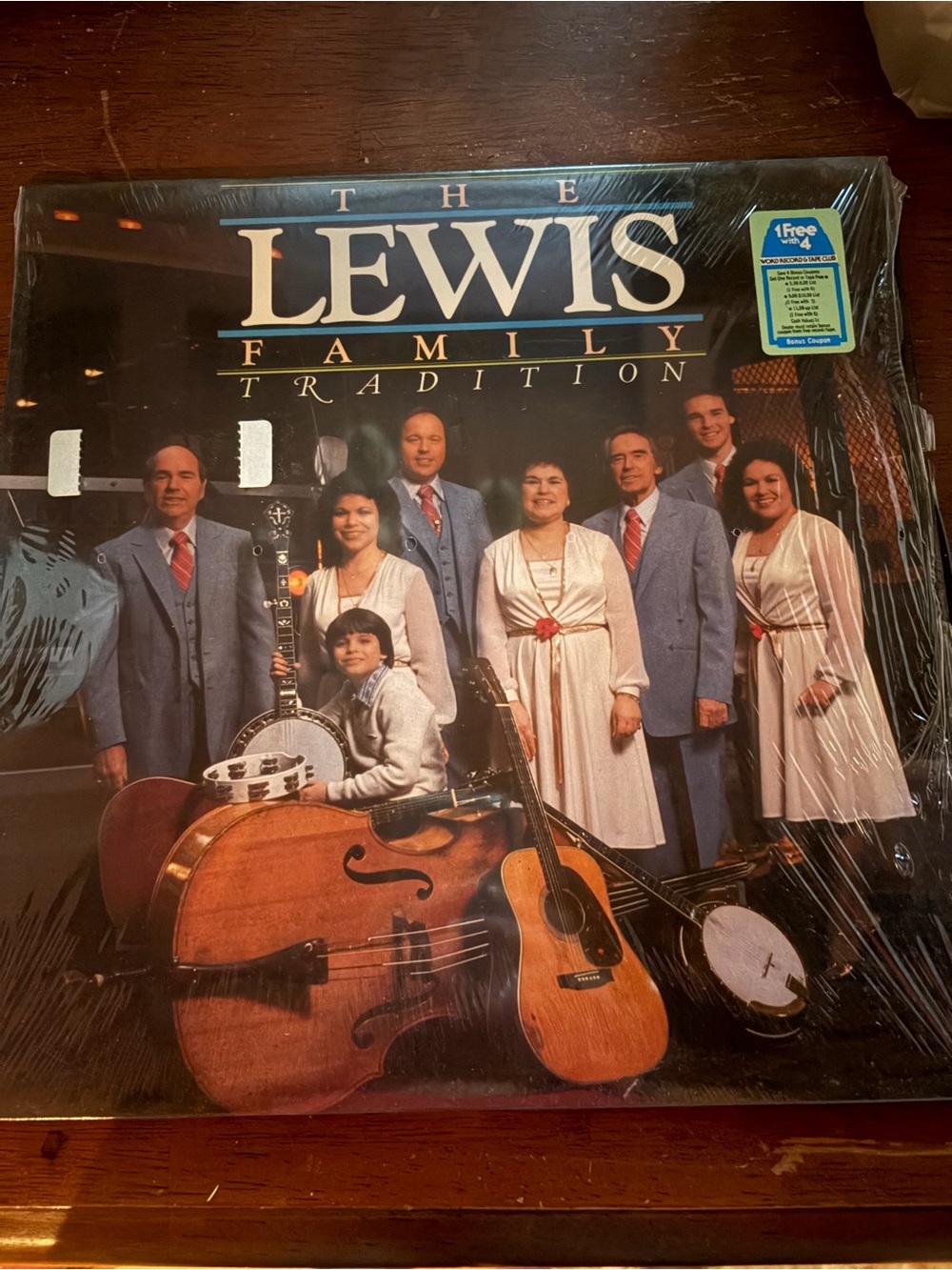 The Lewis Family Tradition Vinyl Record. 1982 Bluegrass Gospel
